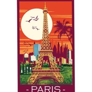 Paris France Travel Poster T-Shirt