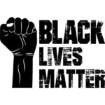 Black Lives Matter With Fist T-Shirt
