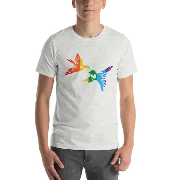 Gay Pride Birds Short-sleeve unisex t-shirt