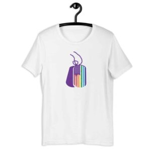 LGBTQ Gay Rainbow DOGTAG T-Shirt