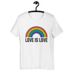 Gay LOVE Rainbow T-Shirt Short-sleeve unisex t-shirt