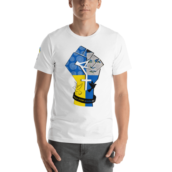 Solidarity Fist Pray for UKRAINE T-Shirt Zelensky