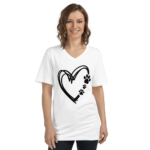 Heart with a Dog Paw Print T-Shirt