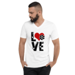 Dog Paw Print With Heart Shape T-Shirt