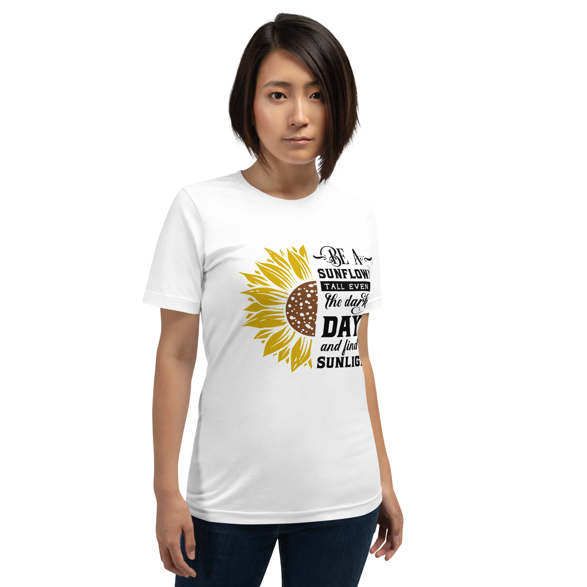 Be a Sunflower Yellow T-Shirt - Fweaky.com